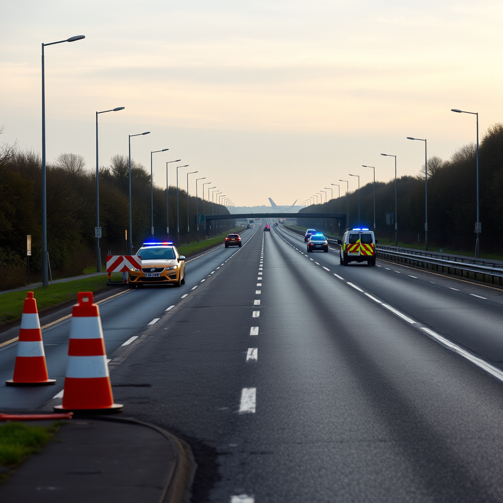 Police give details on serious crash that has closed the M23 near Gatwick Airport